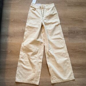 WeWoreWhat Utility Straight Leg Jean wideleg